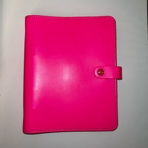 Filofax A5 Fluro Pink